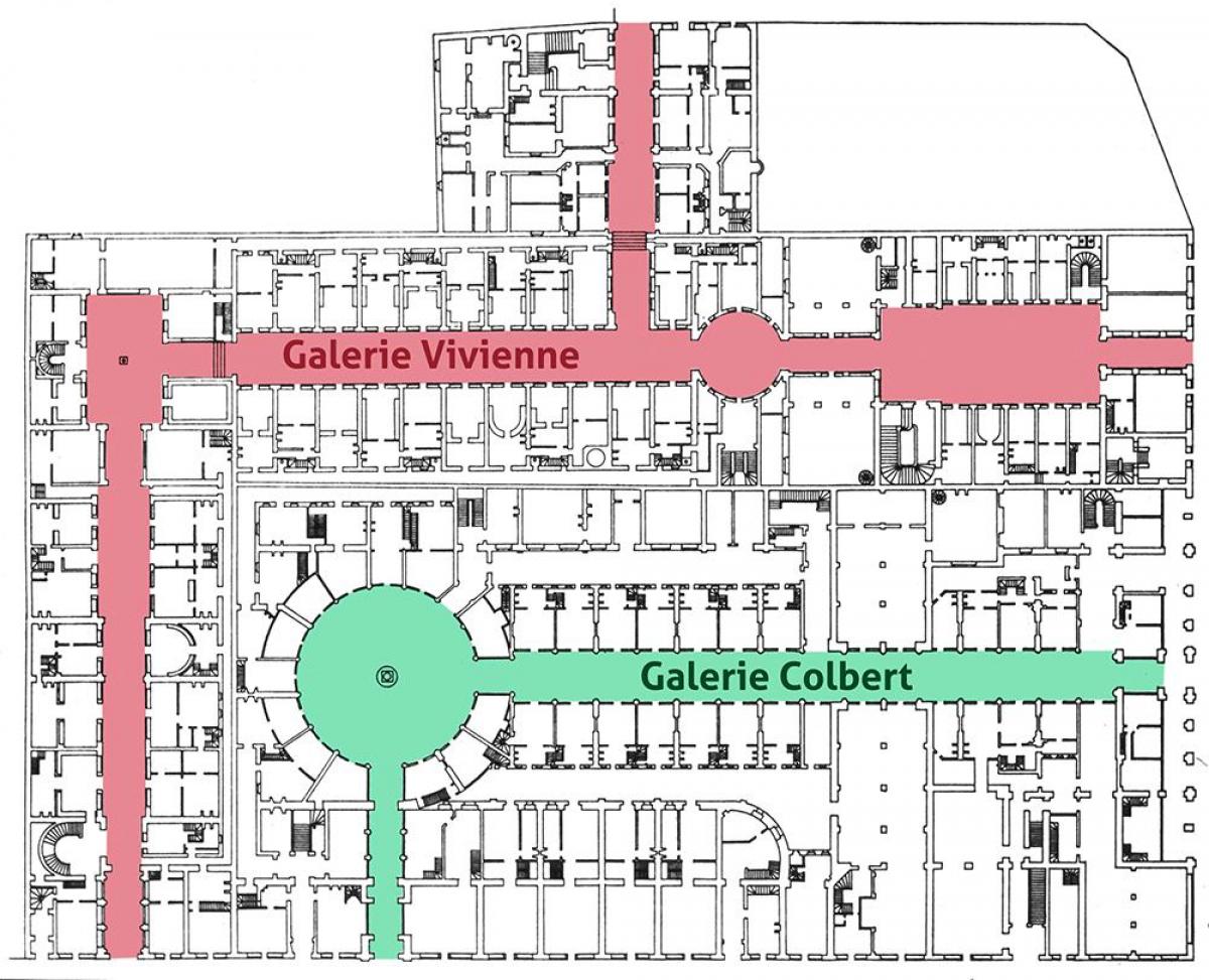 Peta dari Galerie Vivienne