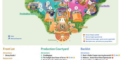 Peta dari Disney Studios