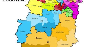 Peta dari Essonne