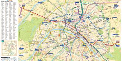 Peta dari RATP subway