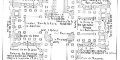 Peta Panthéon, Paris