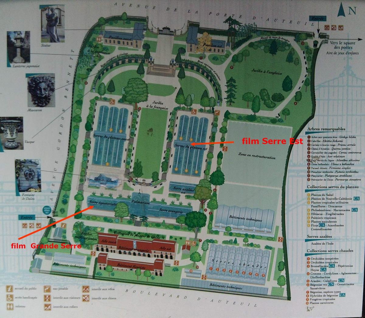 Peta dari Jardin des Serres d'auteuil