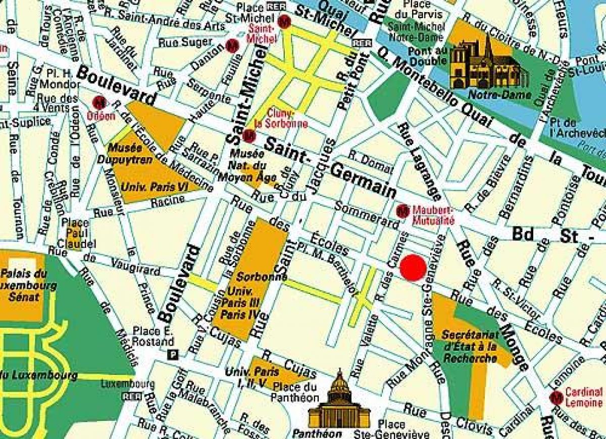 Peta Kota Saint Michel