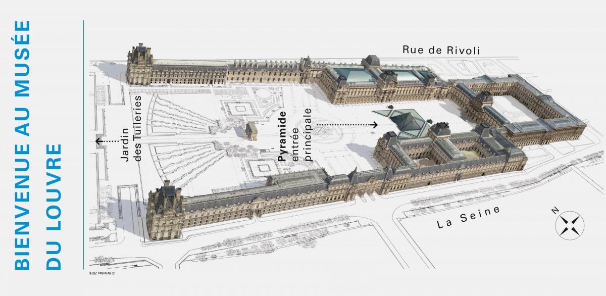 Peta dari Museum Louvre