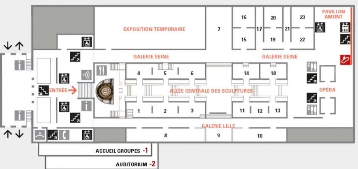 Peta dari Musée D'orsay