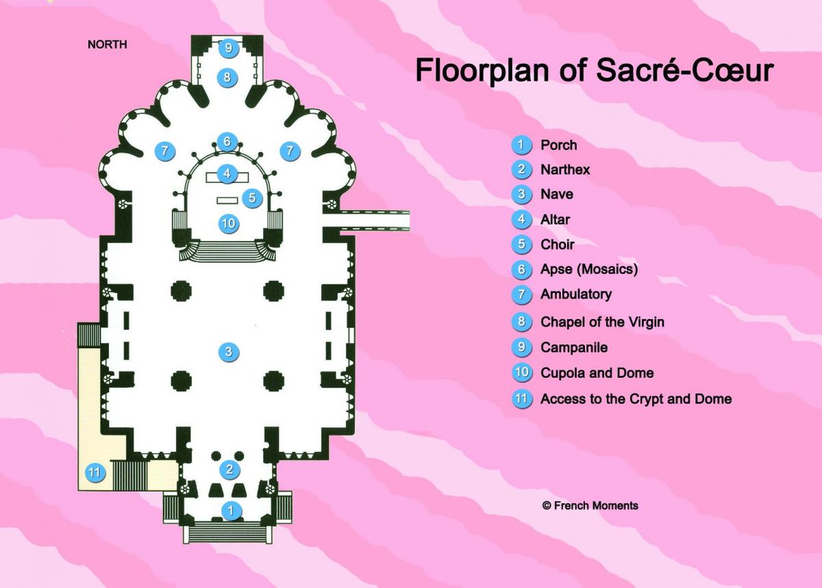 Peta dari Basilica of the Sacred Heart of Paris