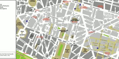 Peta dari 2nd arrondissement, Paris