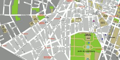 Peta 6th arrondissement, Paris