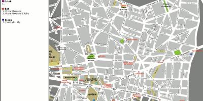 Peta 9th arrondissement, Paris