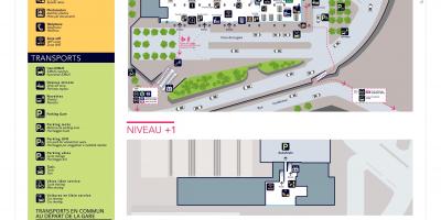 Peta dari stasiun Bercy