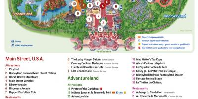 Peta dari Disneyland Paris