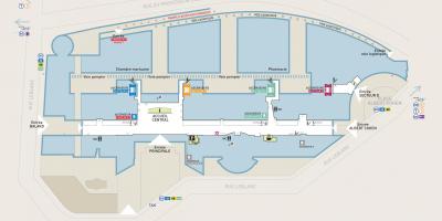 Peta dari Georges Pompidou hospital