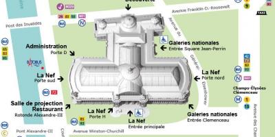 Peta dari Grand Palais