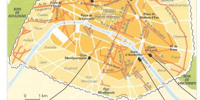 Peta dari Paris Haussmann
