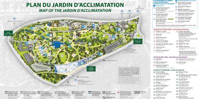 Peta dari Jardin d'acclimatation