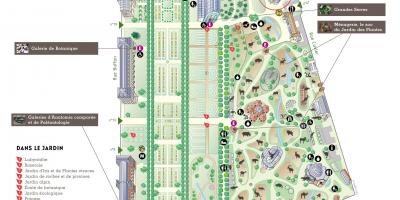 Peta dari Jardin des Plantes
