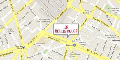 Peta dari Moulin rouge