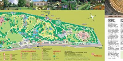 Peta dari Parc de Bagatelle