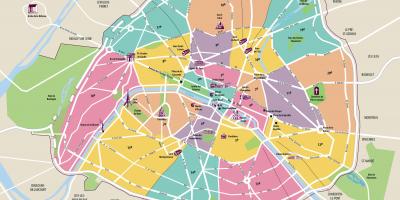 Peta dari Paris intramural
