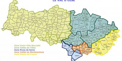 Peta dari Val-d'oise